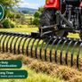 60 Inch Tow Behind Landscape Rake Heavy Duty 21 Tine Steel ATV Lawn Rake Image 3