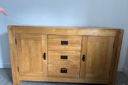 Solid oak sideboard