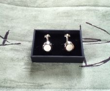 Hugo Boss Simony White Cufflinks