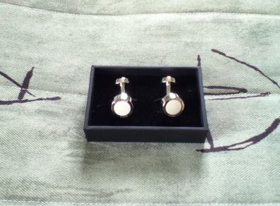 Hugo Boss Simony White Cufflinks