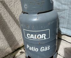 Empty gas bottle
