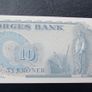 Norway 1983.10 Kroner Uncirculated Banknote. Image 2