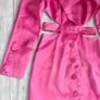 For Love & Lemons Pink Satin Cut-Out Blazer Dress Size  S Barbiecore Party Mini Image 5