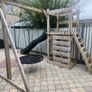 Outdoor Wooden Kids Play Set - Swing, Slide, Climber & Sandbox Image 2