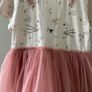 Pink Bunny Short Sleeve Party Tutu Dress 6-7 years Image 2
