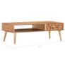 Coffee Table 110x50x35 cm Solid Acacia Wood Image 3