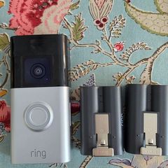 Ring Battery Video Doorbell Plus + Extra Battery (Perfect Condition)