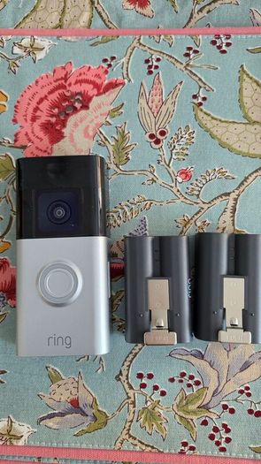 Ring Battery Video Doorbell Plus + Extra Battery (Perfect Condition)
