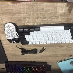 keyboard and mouse brand new need gone comes whit box and everything you need for it got it for 30 selling for 20