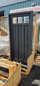 Scandinavian Pine Front Door