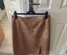 Dunnes Stores Gallery Brand New Suede Skirt