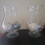 2 Large Delicate Glass Vases Image 9