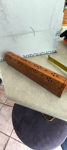 Wooden Incense Holder Box, which is a hinged, coffin