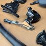 r9 microshift groupset 2x9 flat bar with tektro disc brakes and crankset Image 10