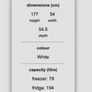 Indesit integrated fridge freezer NEW!!!! Image 2