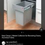 Fitted Hailo Kitchen Bin 40L Image 2