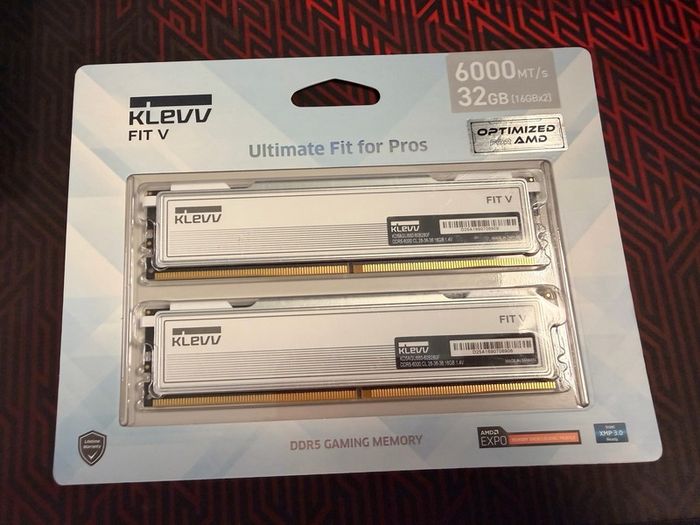 Klevv Fit V 32gb Ddr5 6000mt/s Cl28 Ram - 2x16gb Gaming Memory - High Performance