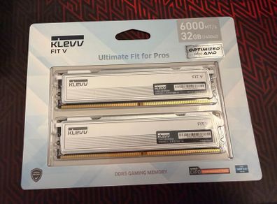Klevv Fit V 32gb Ddr5 6000mt/s Cl28 Ram - 2x16gb Gaming Memory - High Performance