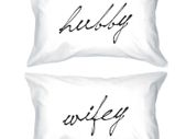 Hubby and Wifey Matching Couple Pillowcases - Cute Couple's Pillow Covers