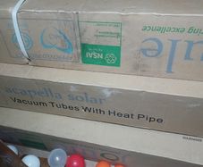 Joule solar tubes
