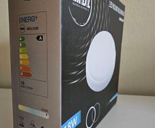 LED round bulkhead MDL3189 lamp lighting 18W A rating black/white new & boxed