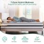 King Mattress Hybrid Memory Foam and Spring Image 5