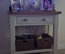large and small wooden units