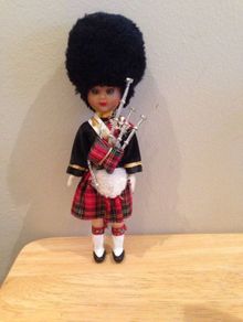 Scottish BagPipes Figurine