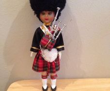 Scottish BagPipes Figurine
