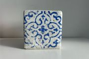 Cement Planter Portuguese azulejo | Moroccan encaustic style