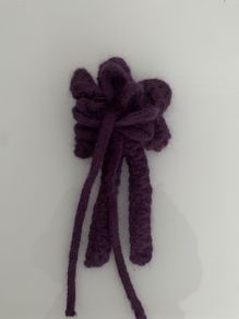 Vintage Knitted Brooch