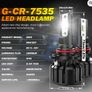 KATUR HB3 LED Headlight Bulb, 80W 16000LM 6000K Cool White 400% Brightness Image 6