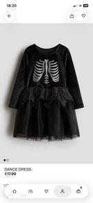 Halloween dress H&M and hair clips