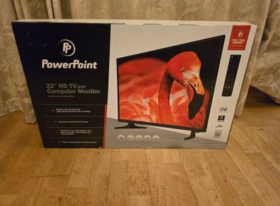 Powerpoint 32" TV and Computer monitor