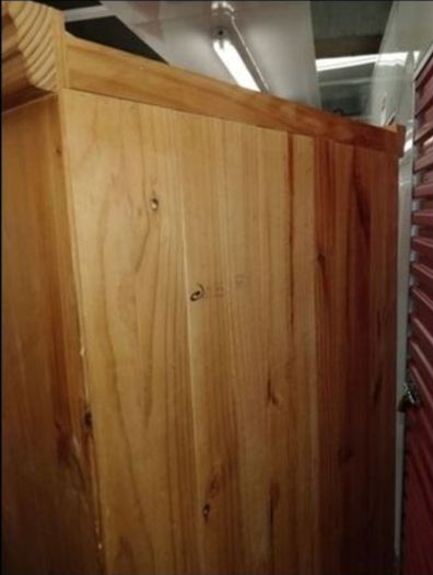 Solid wood Display Cabinet/ Book Case with double doors, shelves and storage.