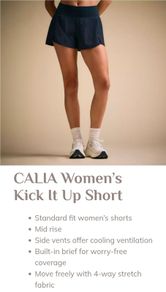 Calia Women's Kick It Up Black Shorts