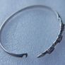 Vintage 925 Sterling Silver and Amethyst Bangle Image 10