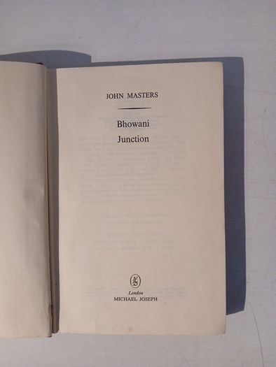 Bhowani Junction by John Masters 1955 Edition