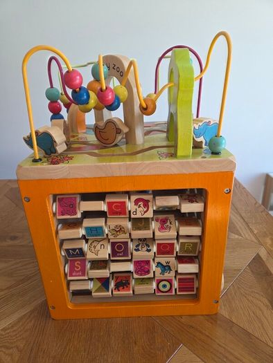 Wooden Activity Cube