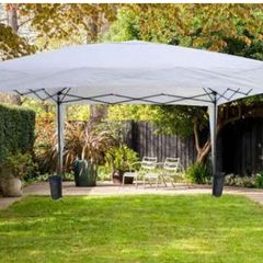 Collapsible waterproof 3Mx3M Pop Up Gazebo with 4 leg weights portable carry case