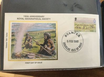 First Day Covers Benham Silk- Guernsey/ Jersey/ Isle of Man