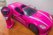 Barbie pink remote control car