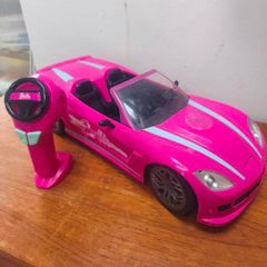 Barbie pink remote control car