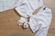 H&amp;M White Blouse - M