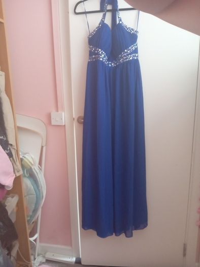 Navy blue debs/ ball gown dress