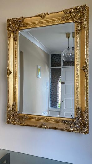 Antique style large mirror