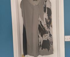 all saints silk top