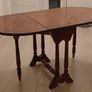 vintage wood dropleaf side table/coffee table Image 2