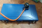 campingaz camping chef folding double burner &amp; grill