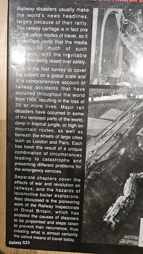 Railway Disasters Of The World by Peter Semmens.